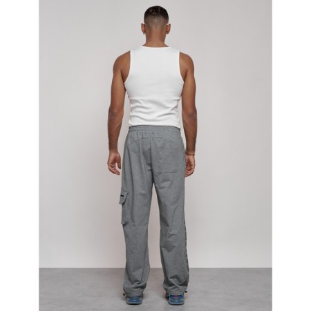Sports male pants, size 48, gray color-9