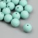 Beads for creativity plastic "gray-green" matte d = 1.2 cm set 20 g