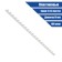 Plastic binding springs, d = 10mm, 100 pieces, sew 41-55 sheets, white, Geleos