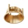 Technical C064-01MG accessory, 6.7x6.7x3.7 cm, color matte gold