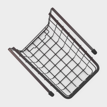 Basket suspended shade "Loft", 25 × 19.5 × 20.5 cm, brown color-3