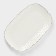Ceramic "Pearl", 28 × 18 cm, white color