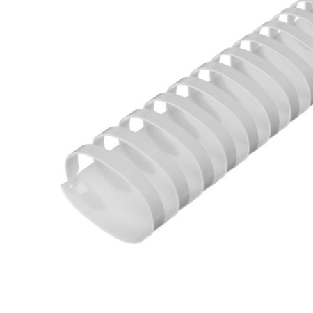 Plastic binding springs, d = 38mm, 50 pieces, sew 281-340 sheets, white, Geleos-2