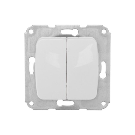 2-clat circuit breaker Kranz hidden installation, 10a, white Kranz KR-78-0202