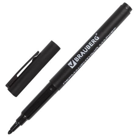 Permanent marker 1.0 mm Brauberg Classicline, black