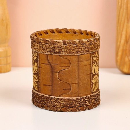 TUES for spices "Berries", spices, 8x8x9 cm, birch bark-3