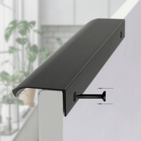 Penfois handle Cappio RT002BL, l = 400 mm, m/o 256 mm, black color black-5