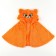 Carnival cape "Fox", height 104-128 cm, orange