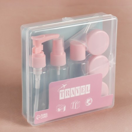 Set for storage, in case, 8 objects, transparent color/mix-8