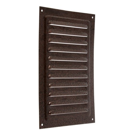 Ventilation grate Zein luxury RM1724M, 170x240 mm, with a grid, metal, copper antique-4