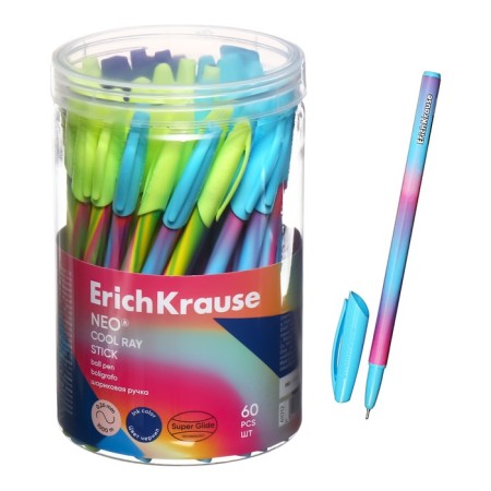 Ballic handle, Erichkrause, "Neo Stick Cool Ray" Knot 0.7 mm color Blue Blue-1