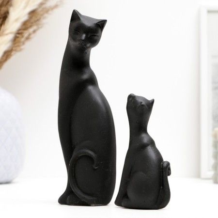 Figure "cats" black, set 2pcs, 16/10cm-1