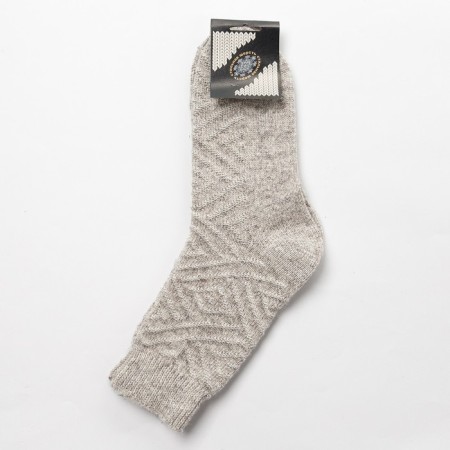 Male wool socks, beige color, size 29-2