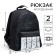 Youth backpack, lightning department, n/pocket, black, 33 cm x 13 cm x 37 cm "beauty", princesses