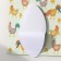 Magnet with a block for the records "Chicken or egg?" 12.5x12.5 cm