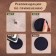 Circle patches "Circle", D = 6.3 cm, heat-mileyle, dark blue color