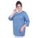 Female blouse, size 52, blue color