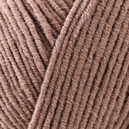 Jeans yarn 55% cotton, 45% acrylic 160m/50g (71 coffee)-2