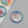 Stick Paper "Drawn New Year" d = 2.5 cm 252 pcs in the roll