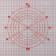 Reinforced rug with markings, silicone, 50 × 40 cm, red color