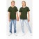 T -shirt for a boy, height 104 cm, khaki color