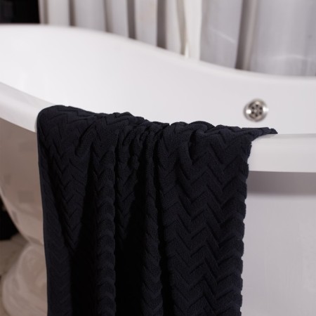 Trick Lovelife "Square" 30x60 cm, black color, 100% cotton, 380 g/m2-11