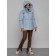 Winter jacket female, size 50, blue color