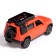 Metal car "Citicar", inertial, 1:32, doors, sound and light effects open, orange color