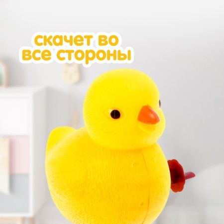 Clothing toy "chicken", jumps-3