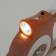 Roulette "Pigzon" with a flashlight, rubberized pen, 5 m, up to 35 kg, orange