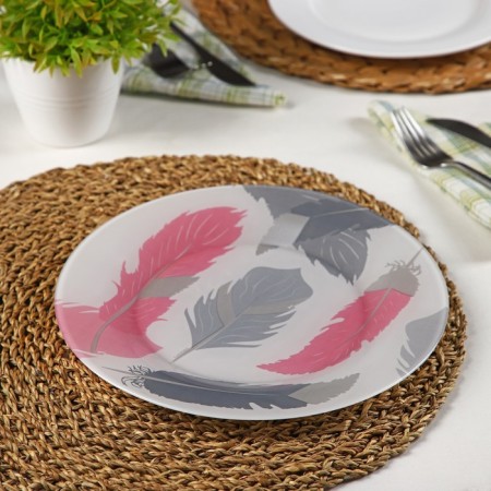 Plate plate Tirana Pink, D = 25 cm-1