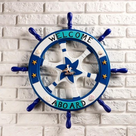 The storm of the souvenir "Welcome on board" Blue 62cm-4