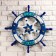The storm of the souvenir "Welcome on board" Blue 62cm