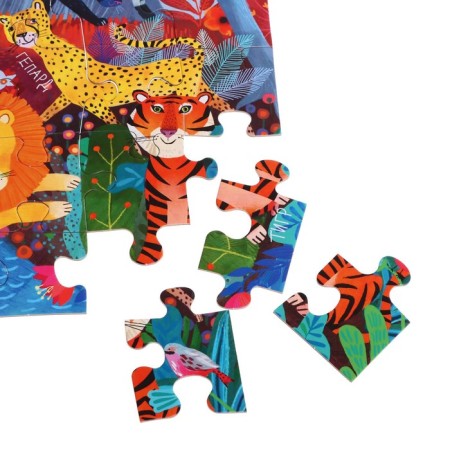 Puzzle "Wild Cats", 36 elements-3
