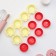 A set of baking forms “Rib. Chamomile ", silicone, 9 × 3 cm, 12 pcs, color mix