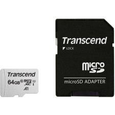 Карта памяти microSDXC 64GB Transcend TS64GUSD300S-A + adapter