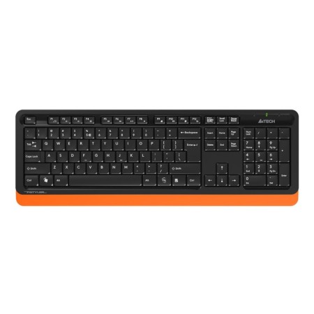 Keyboard + Mouse A4Tech FSTYLER FG1010 CLAV: Black/Orange Mouse: Black/Orange USB Besp 10046-7