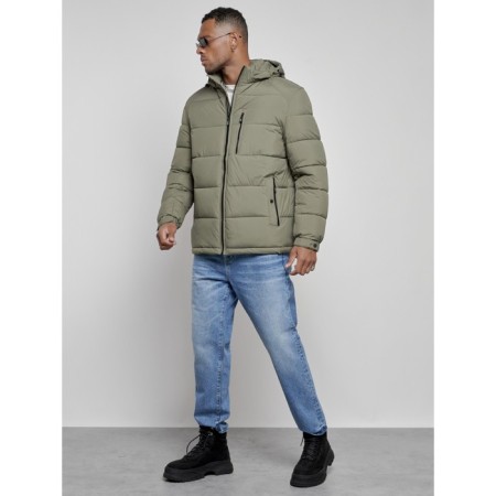 Sports male winter, size 56, khaki color-1