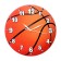 Watch wall interior "basketball", silent, d-24 cm