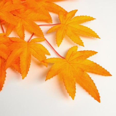 Decor "Leaves on the branch", Orange color-2