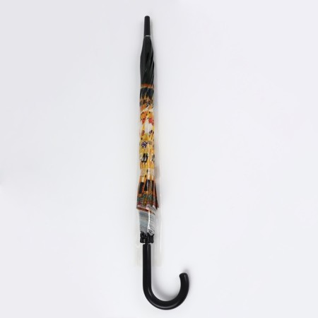 Umbrella - a semi -automatic "kiss", 8 knitting needles, r = 52 cm, beige color-9