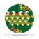 Tables on the table “Fire dragons”, round, oxford, elastic band, size 120x120 cm, diameter 75-100 cm