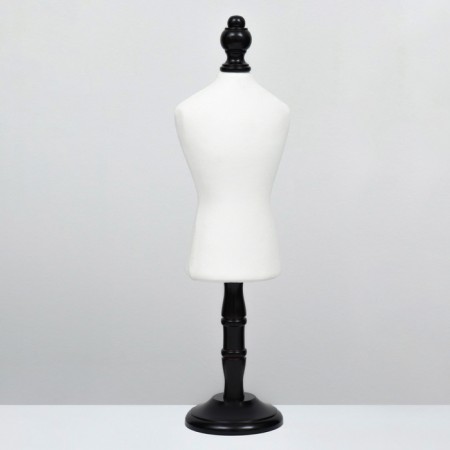 Animal clothing mannequin, textile, height 41 cm, OG 32 cm, from 25 cm, with black substitution 99114