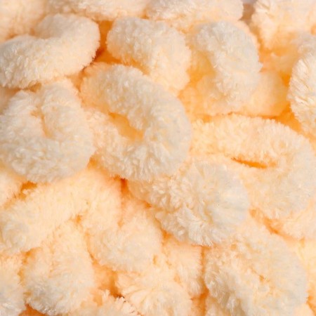 Yarn "Puffy" 100 % micropoliester 9m/100g (742 honey)-2