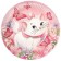 Paper plate "Happy Birthday!", 18 cm, cats aristocrats