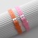 Bracelets "Demetrons" Silicone, Love+Friend, Mix color, 20 size
