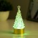 Spinker "Christmas tree" LED 1W RGB 3xlr44 gold 4x4x11cm Risalux