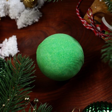 New Year's bomb for the bath "Deer", Green, 120 gr.-2