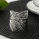 Ring for the leaf “Liszt”, 6.5 × 4.5 × 5 cm, silver color