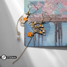 Earrings with pearls 